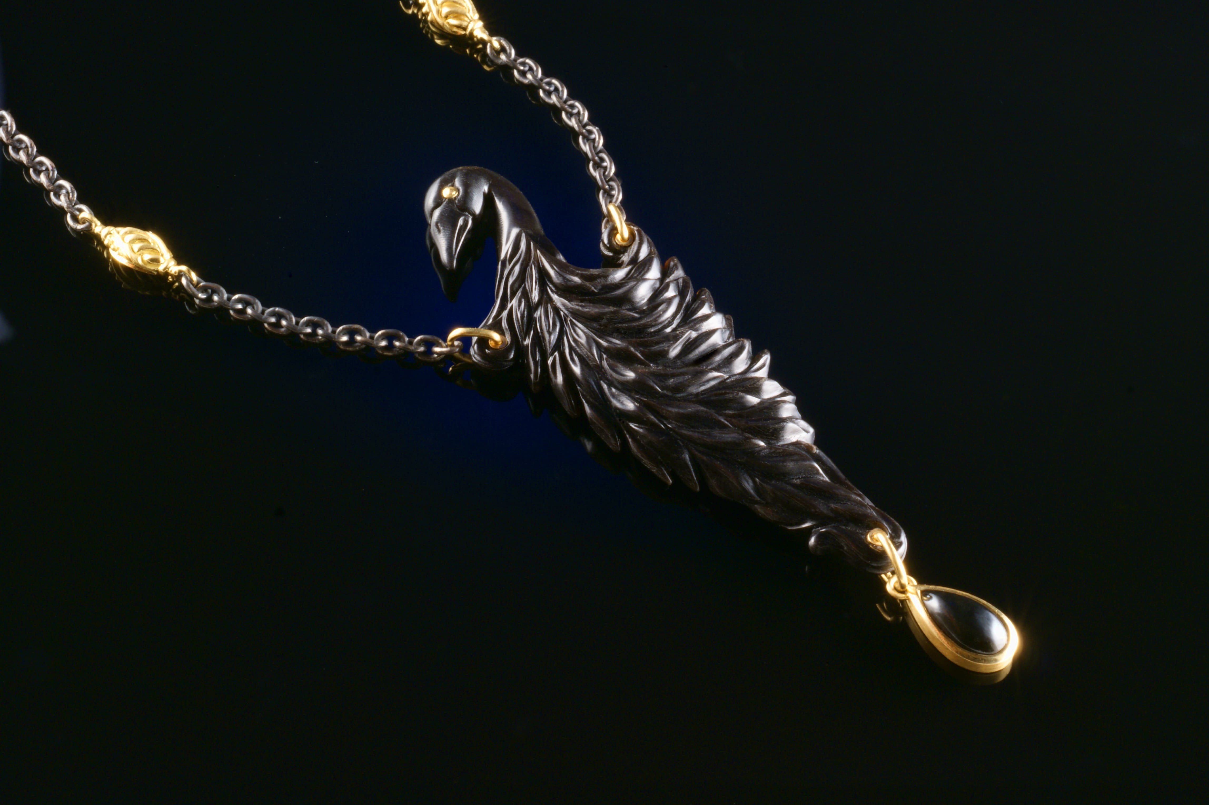 Black Swan Necklace