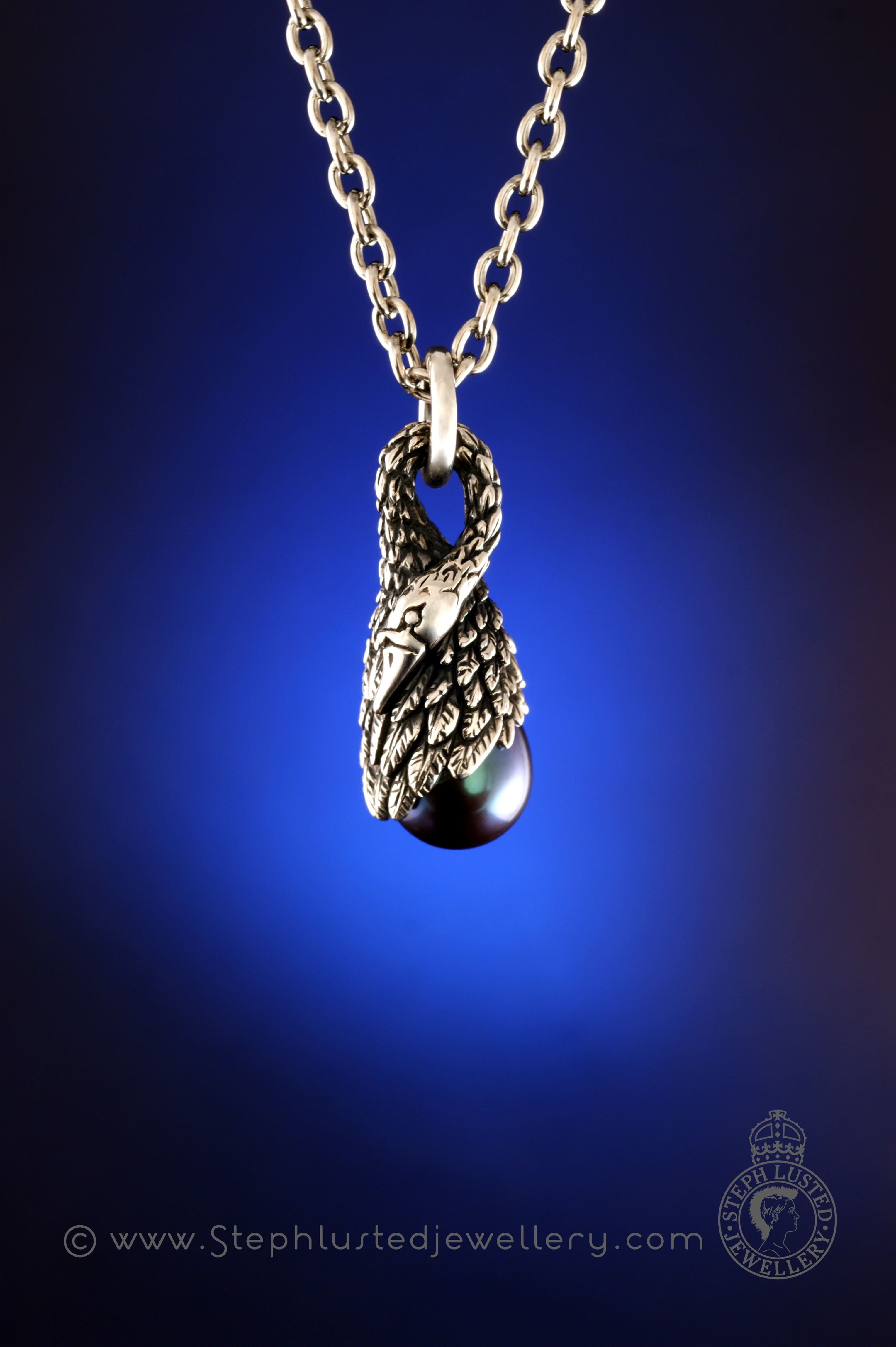 Swan & Pearl Necklace