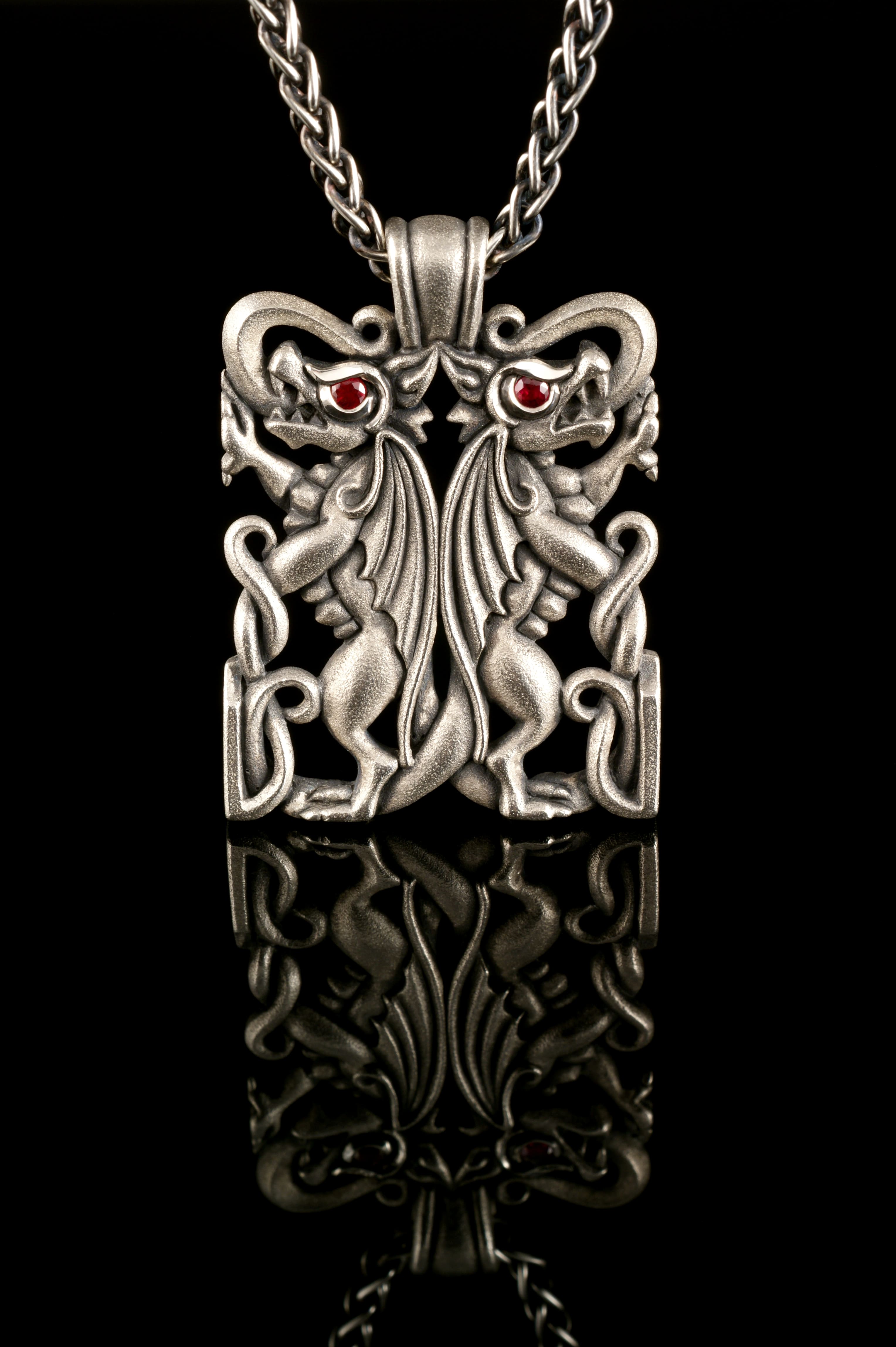 Double Dragon Pendant