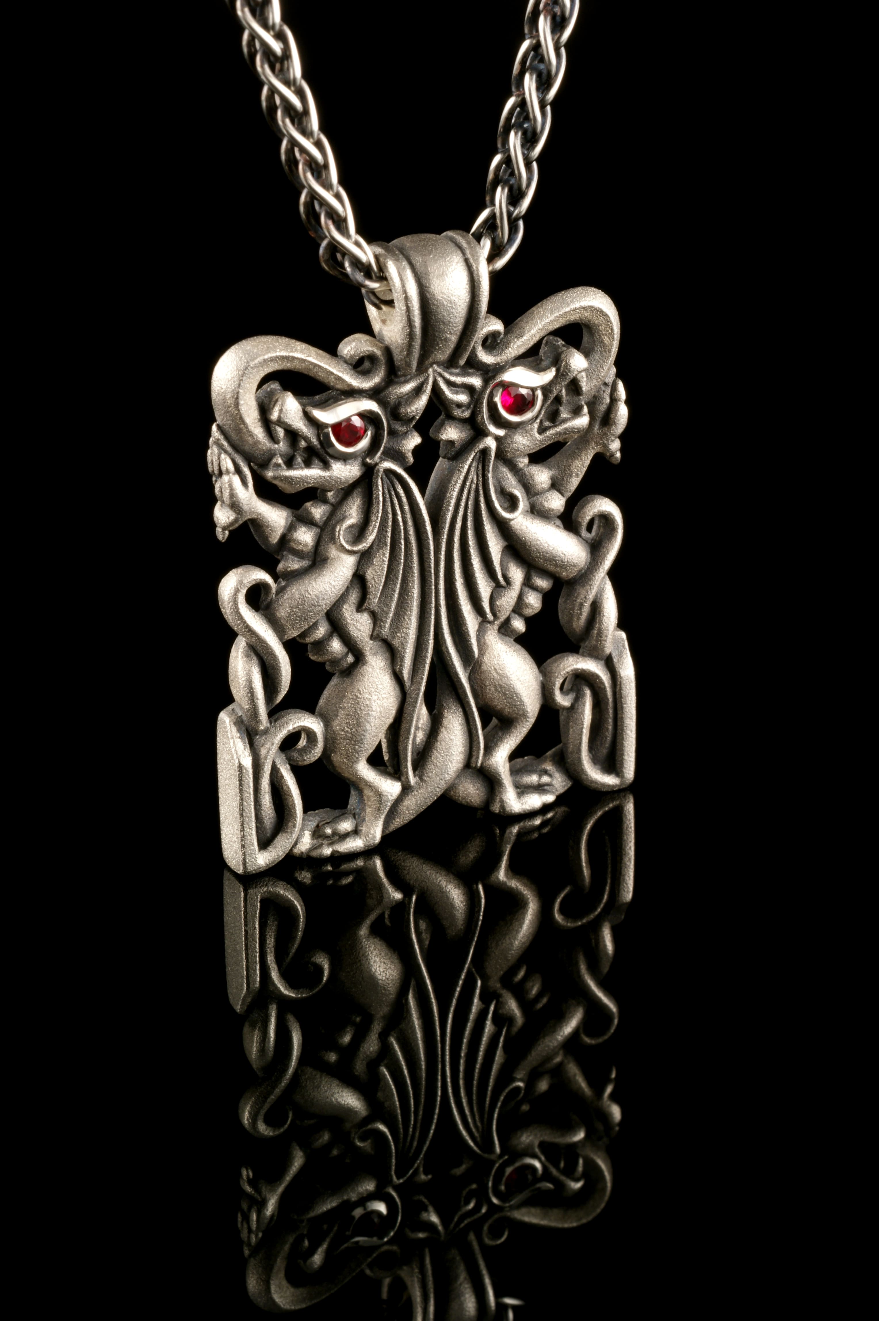 Double Dragon Pendant