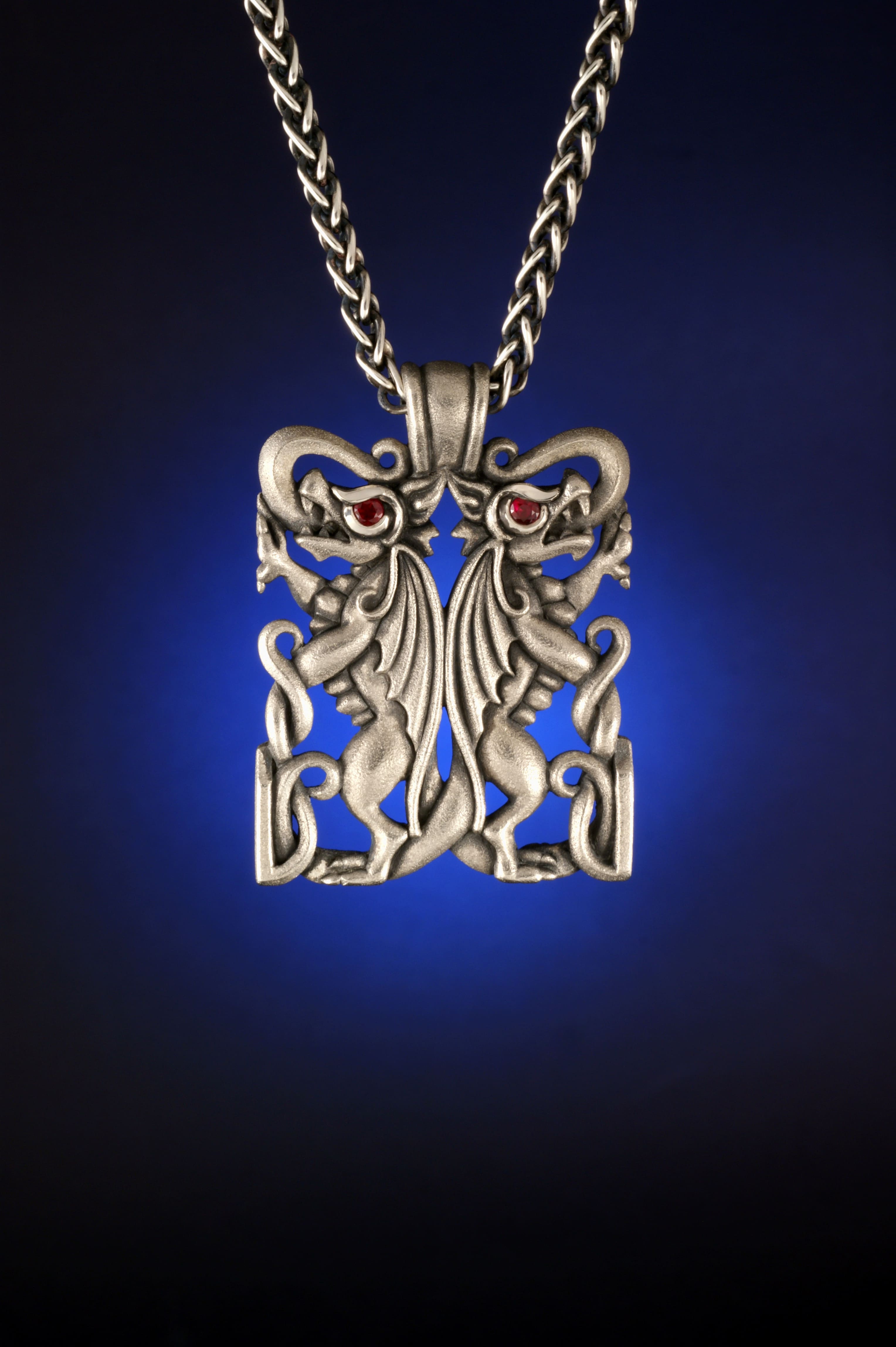 Double Dragon Pendant