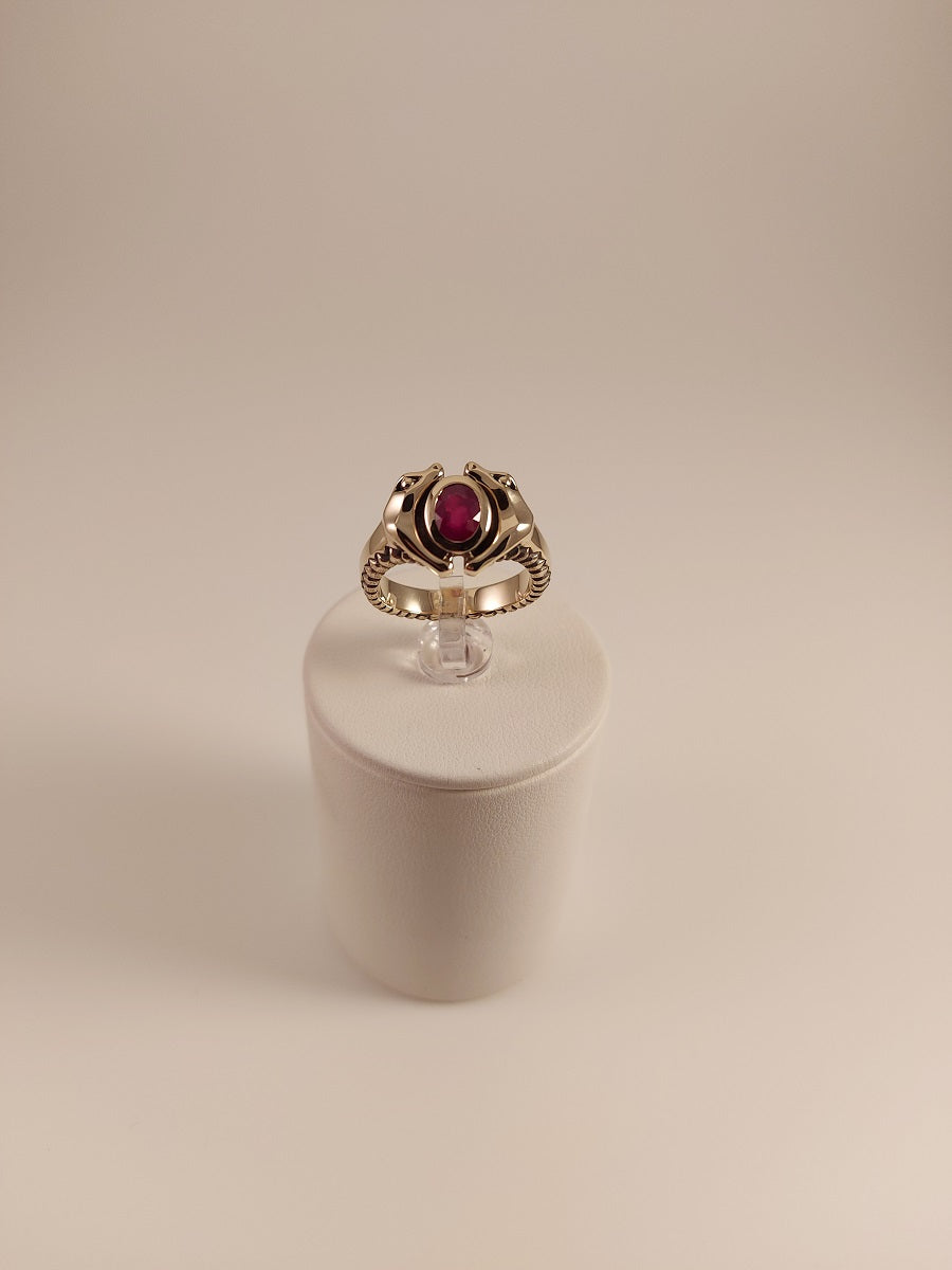 Double Headed Snake Ring - GOLD