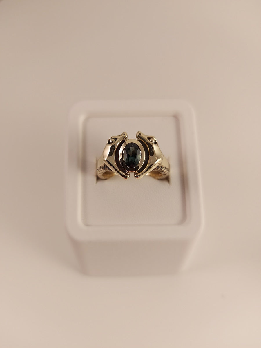 Double Headed Snake Ring - GOLD