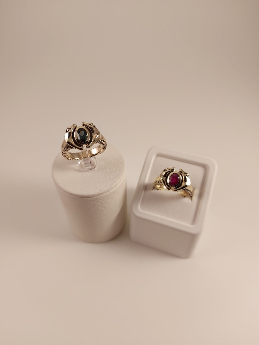 Double Headed Snake Ring - GOLD