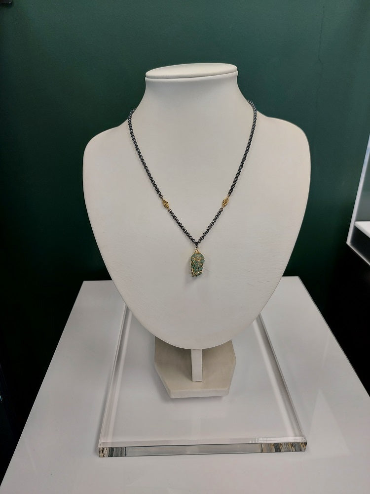 Glass Chrysalis Necklace