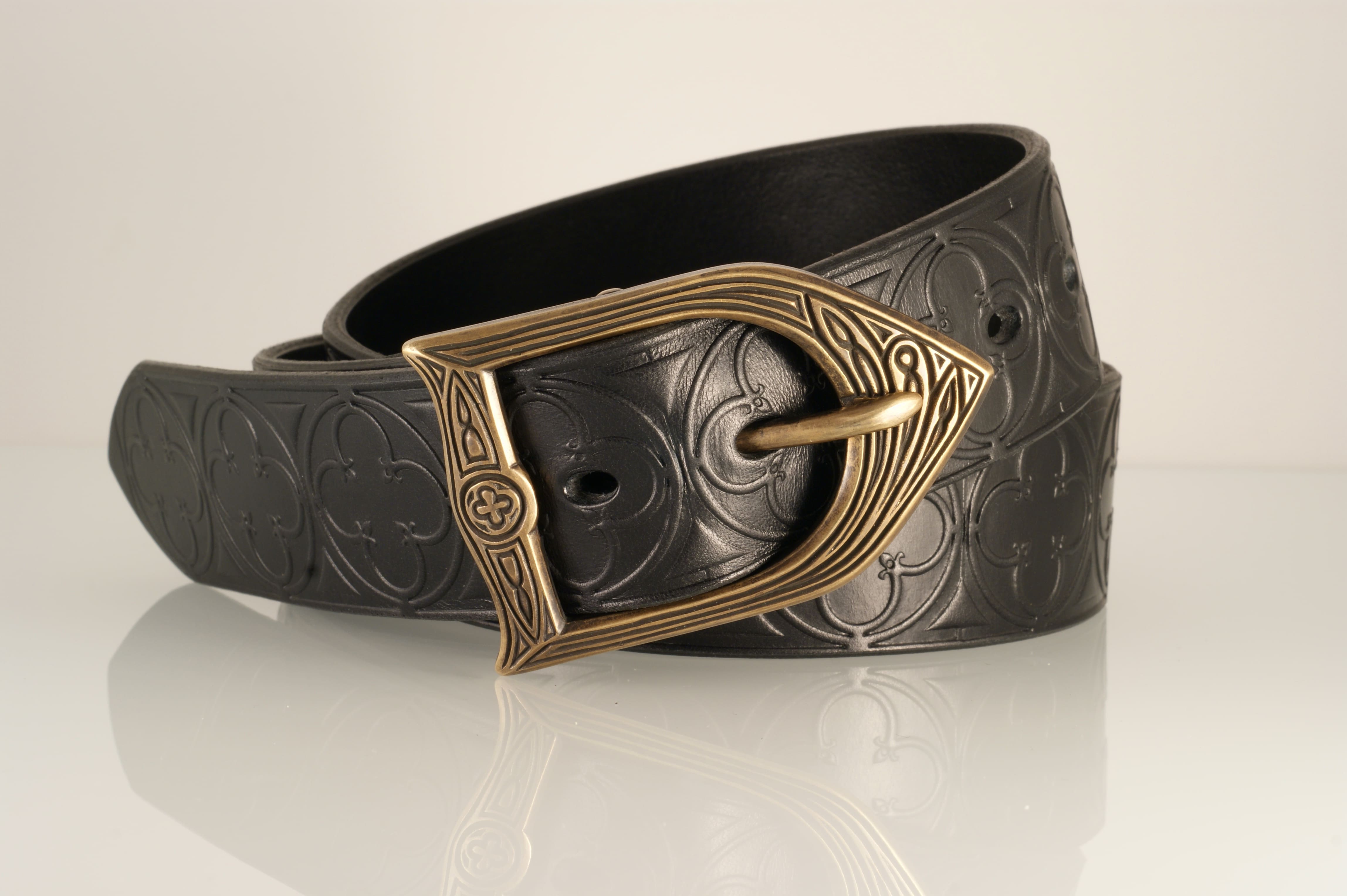 Gothic shop belt buckle