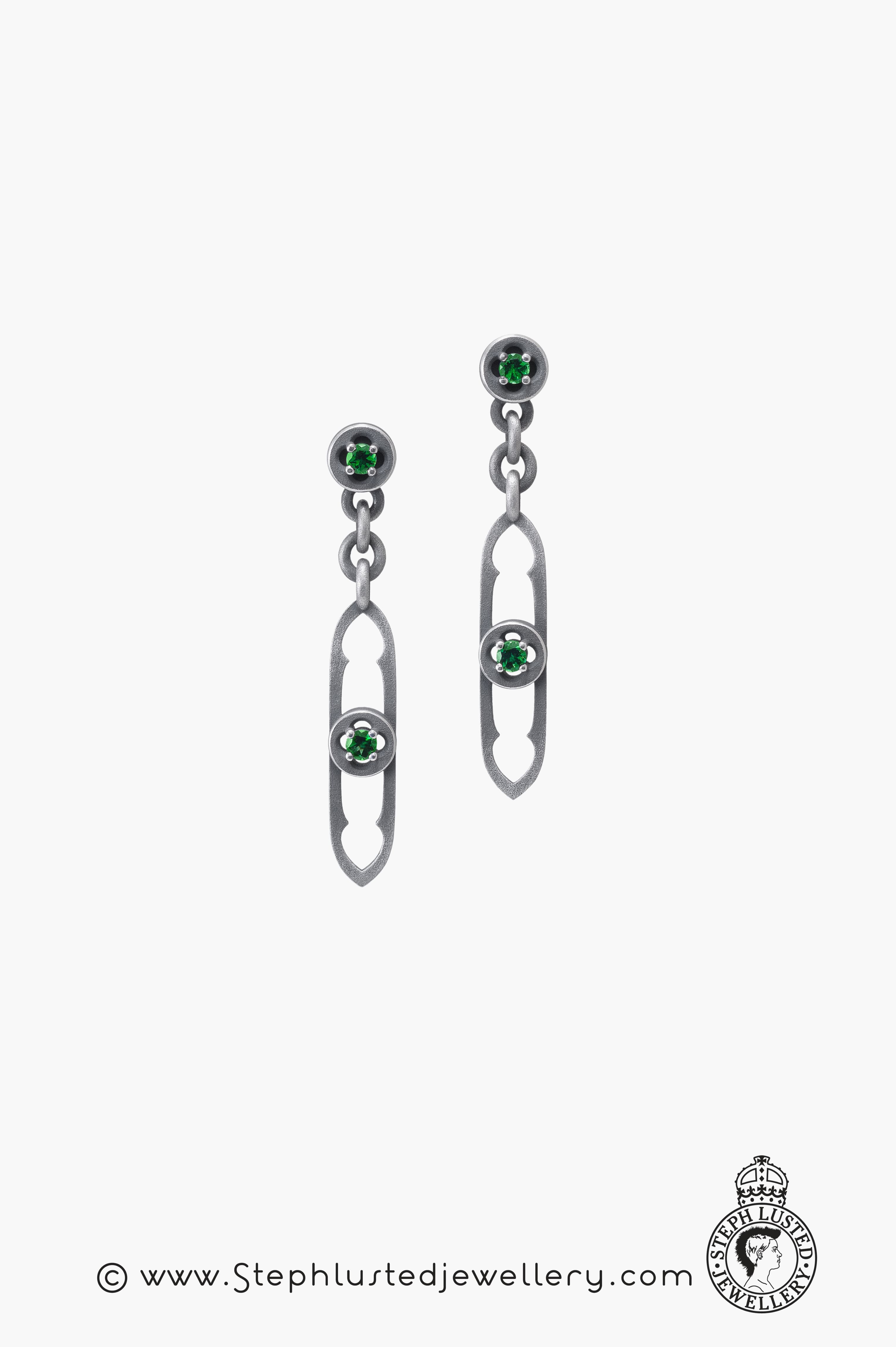 Gothic Revival Earrings - long
