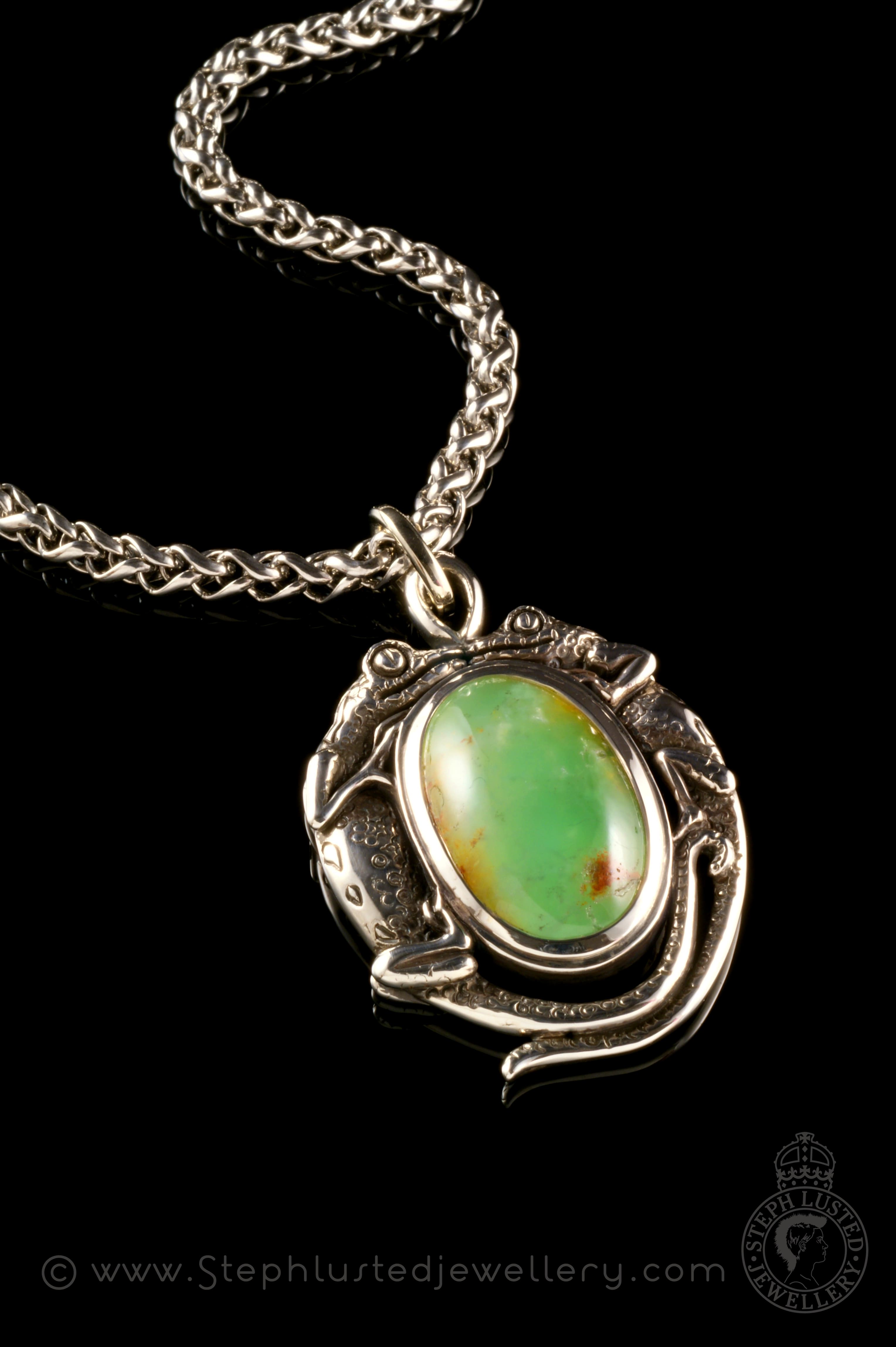 Wellington Green Gecko Pendant