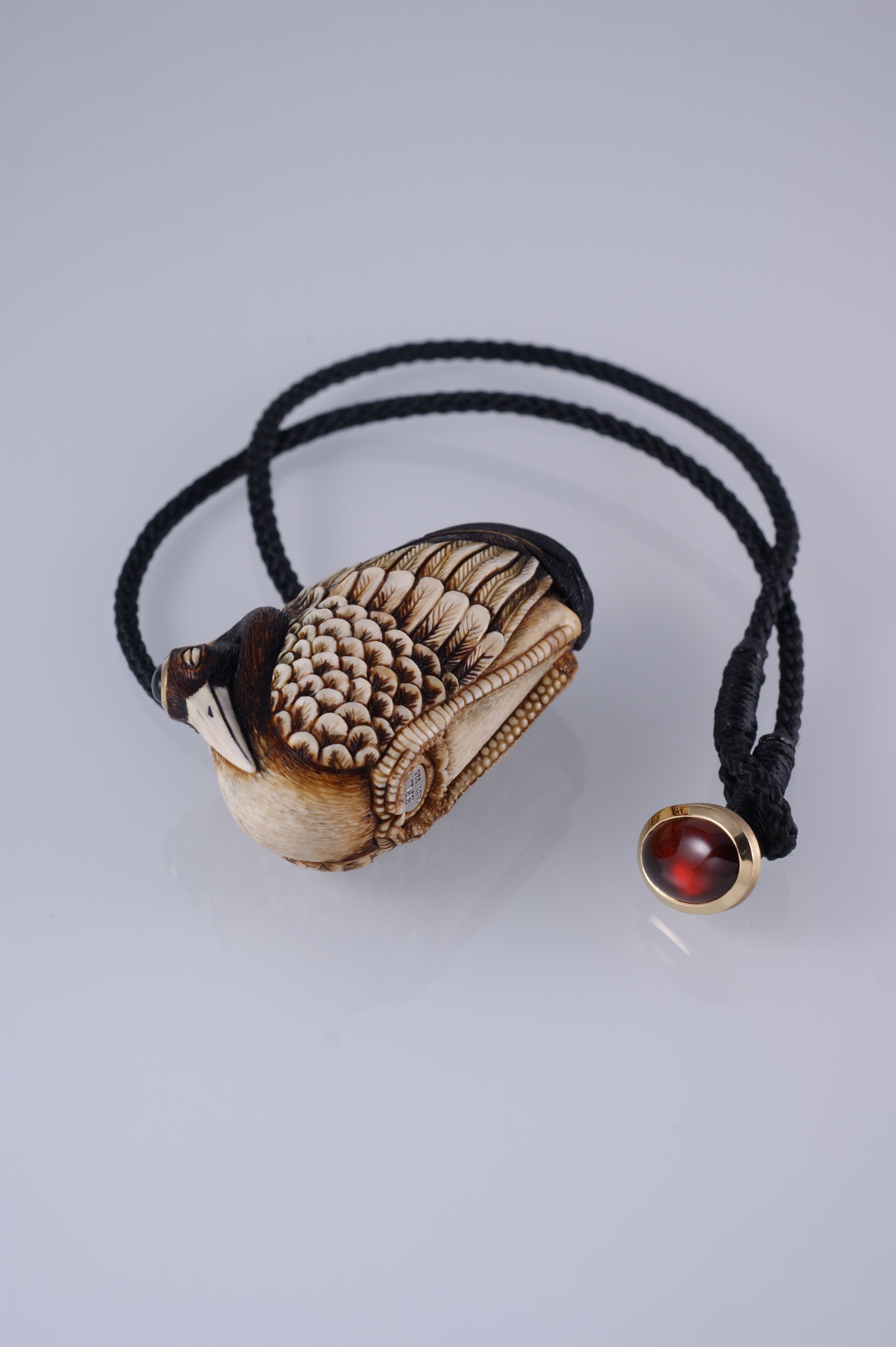 Red-Crowned Crane - Necklace