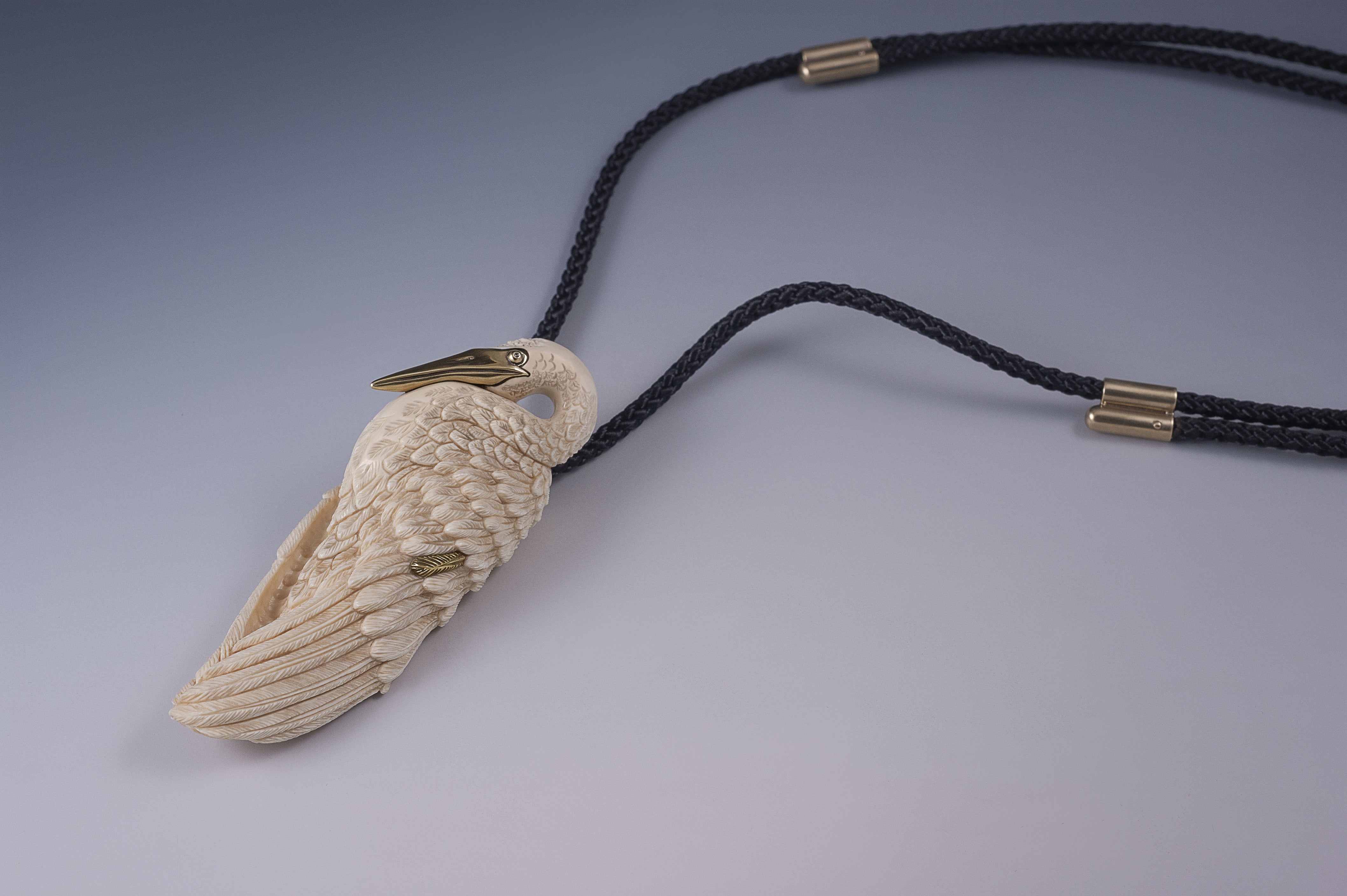 Kōtuku / White Heron Necklace
