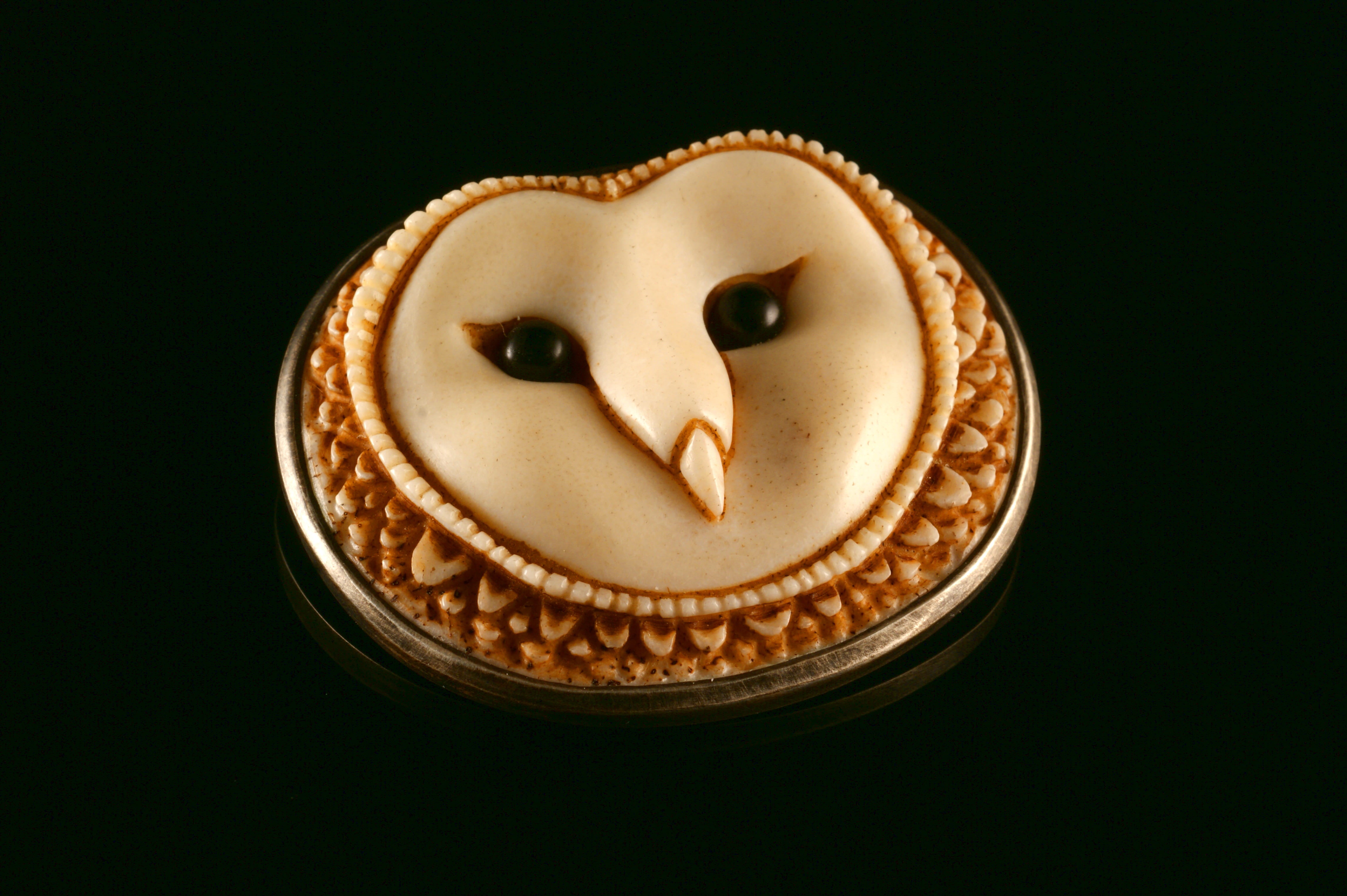 Barn Owl Brooch