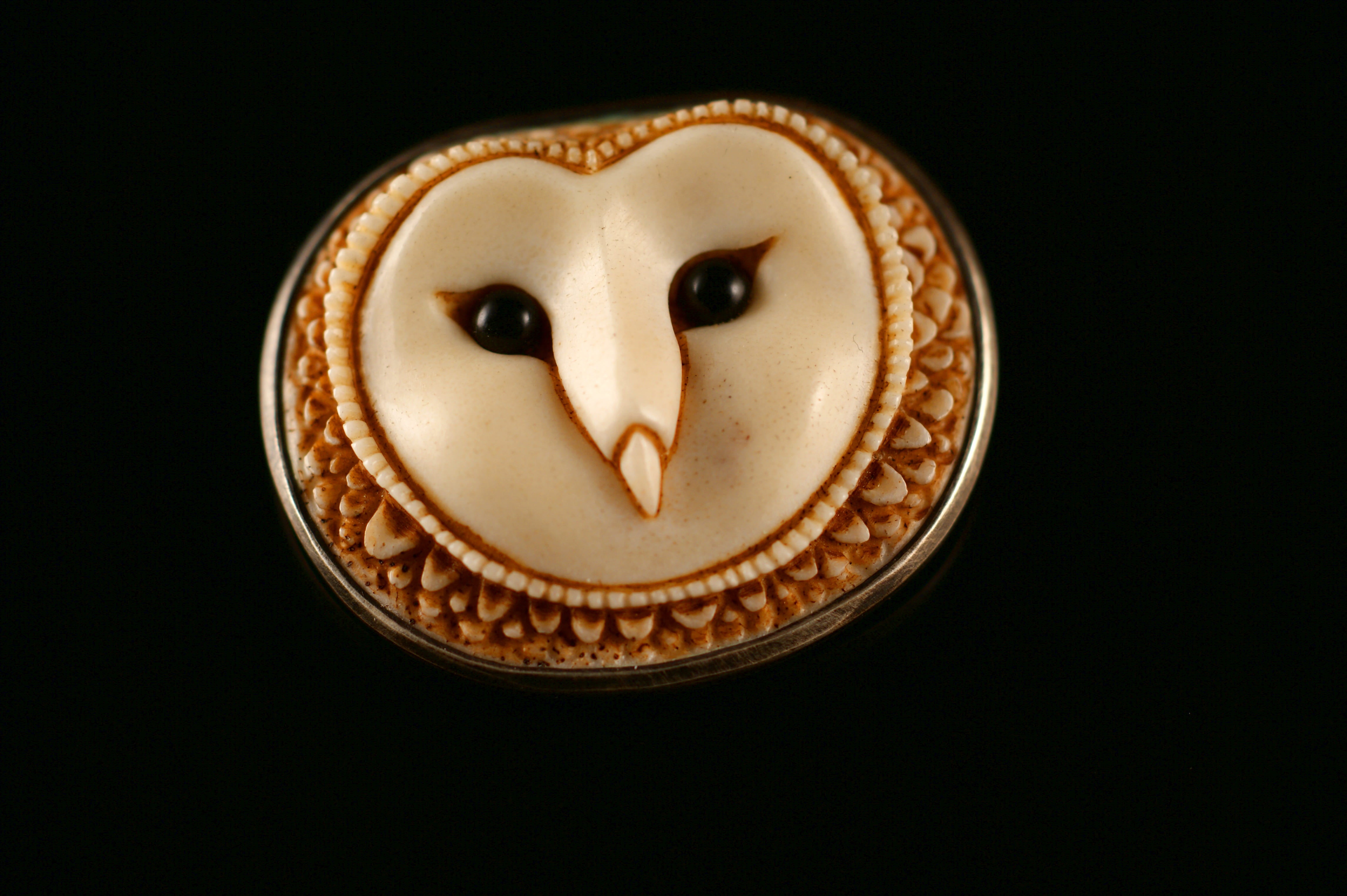 Barn Owl Brooch