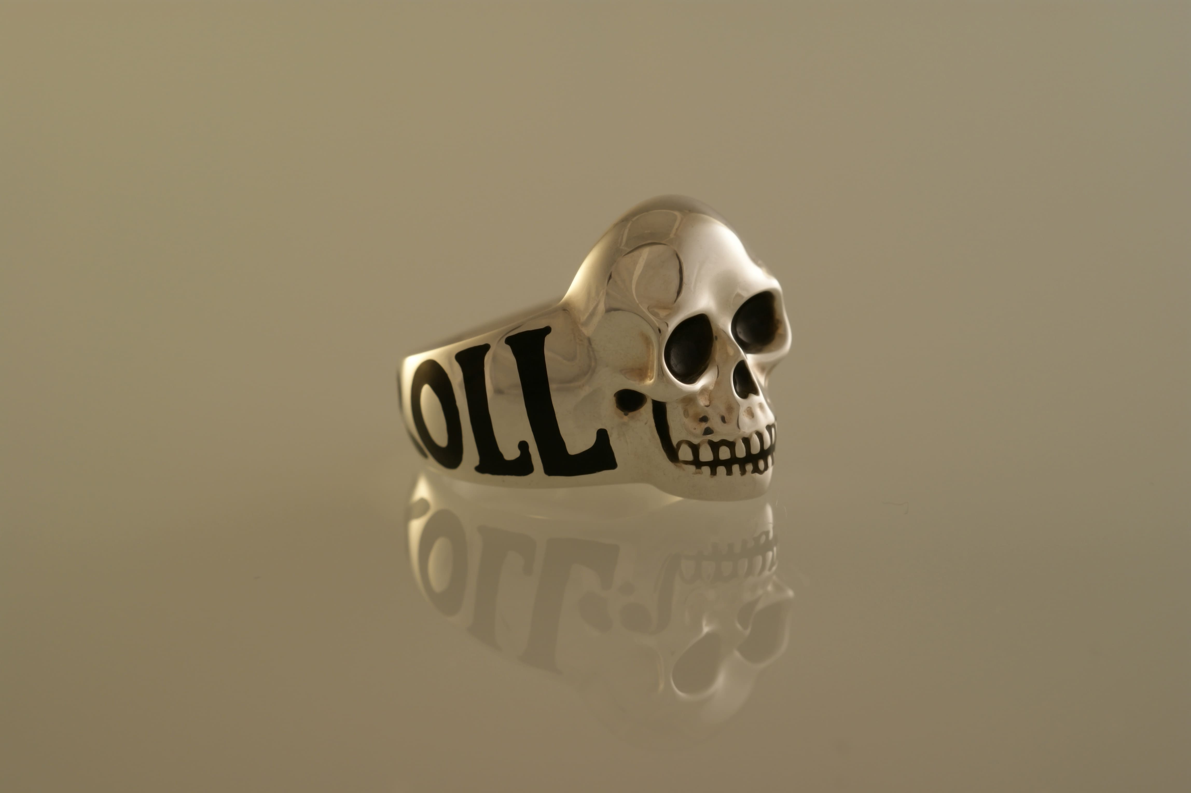 Rock & Roll Skull Ring - Small