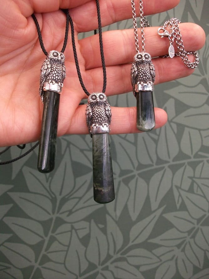 Ruru & Pounamu Pendant