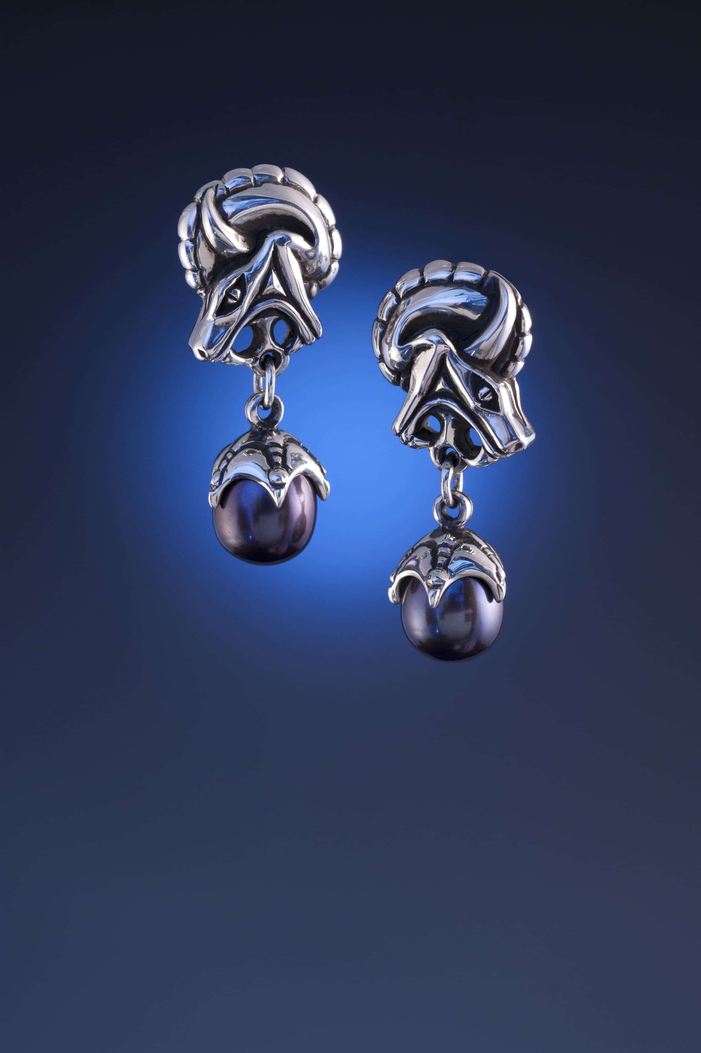 Snake Head Earrings
