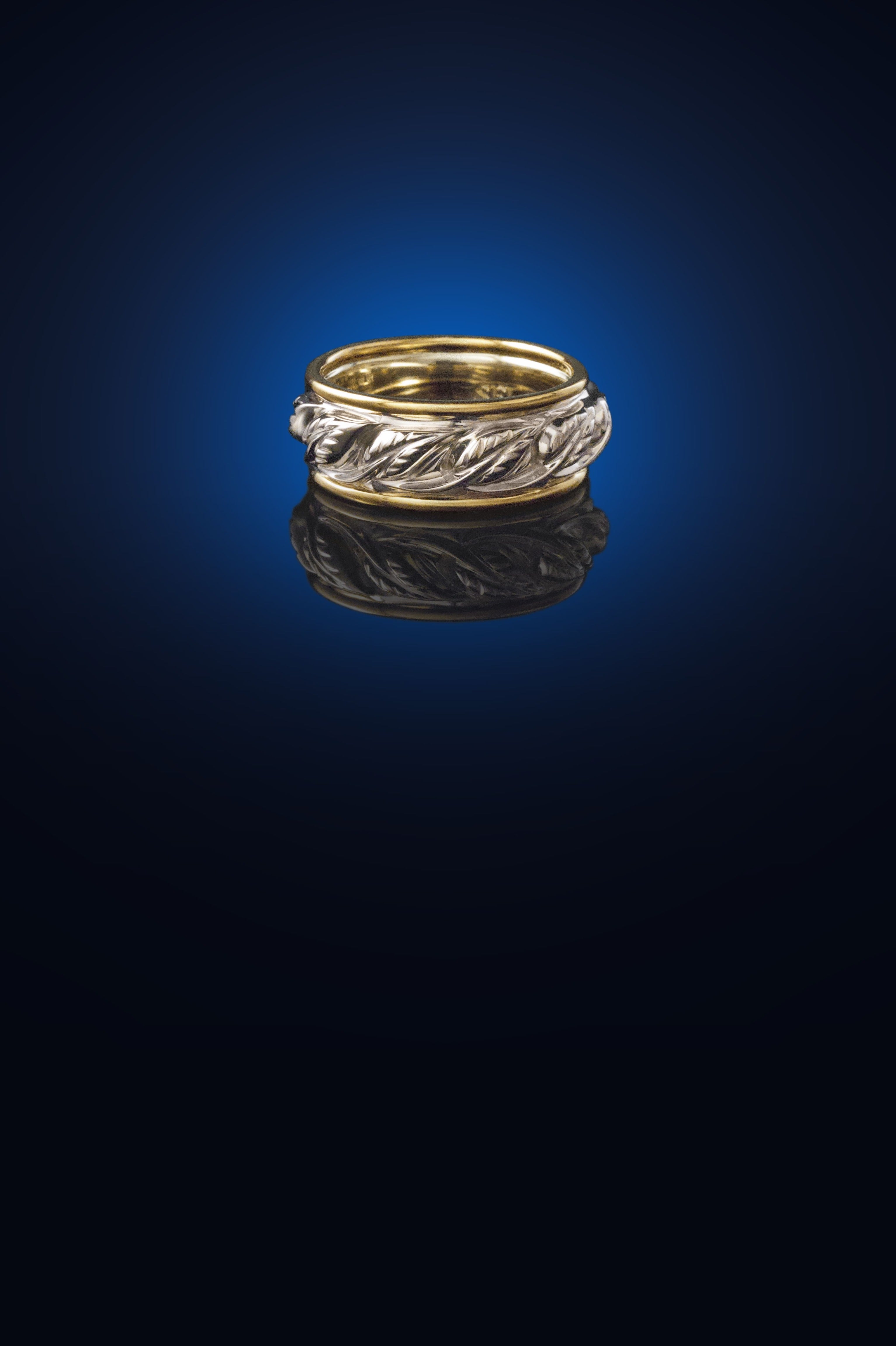 Woodlands Leaf Ring - GOLD