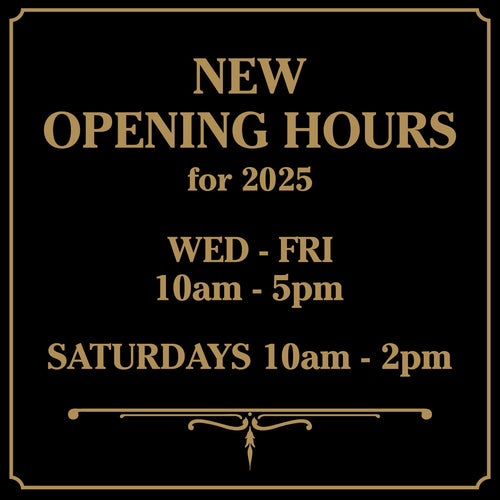 New Opening Hours for 2025