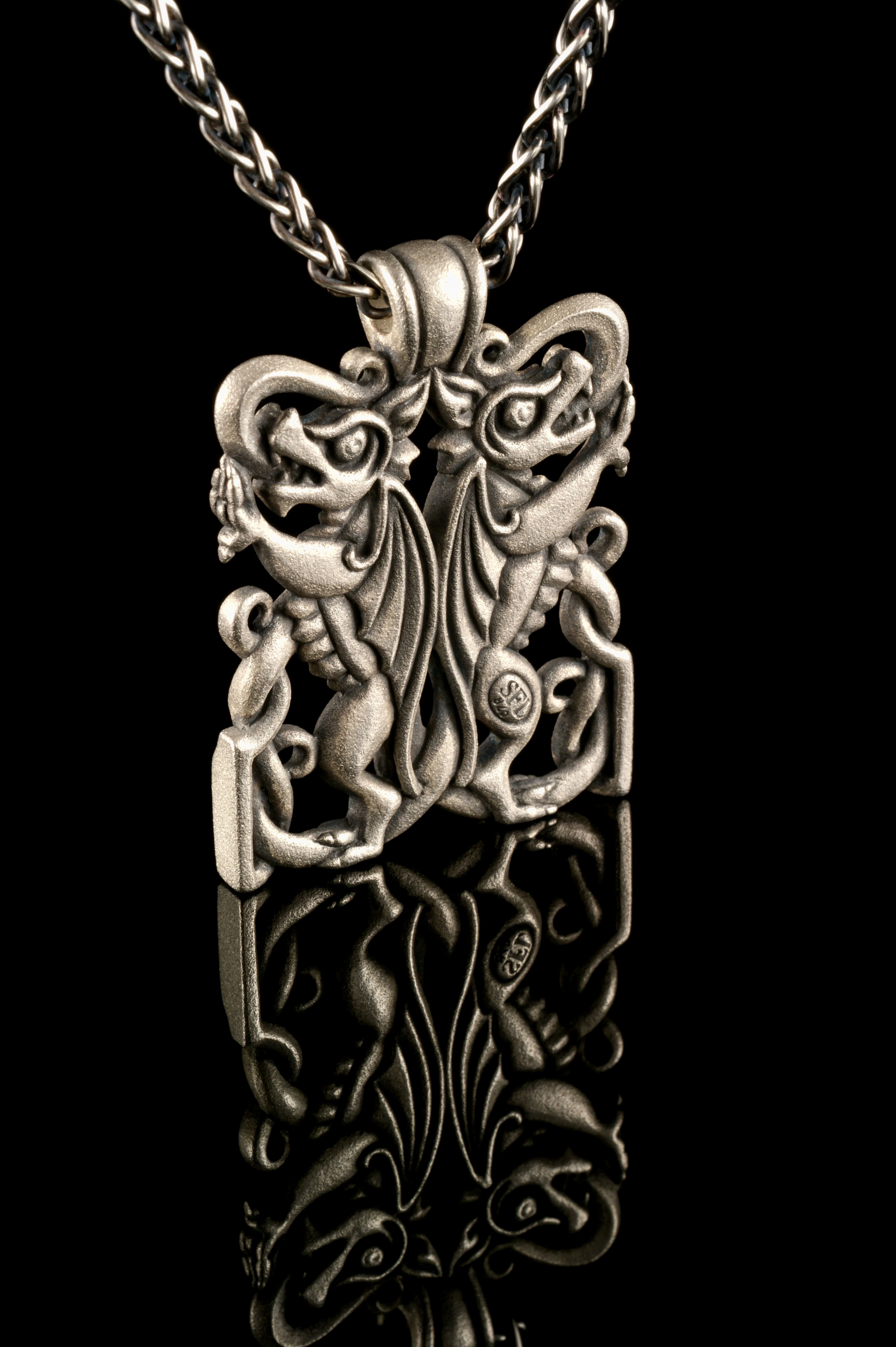 Double Dragon Pendant