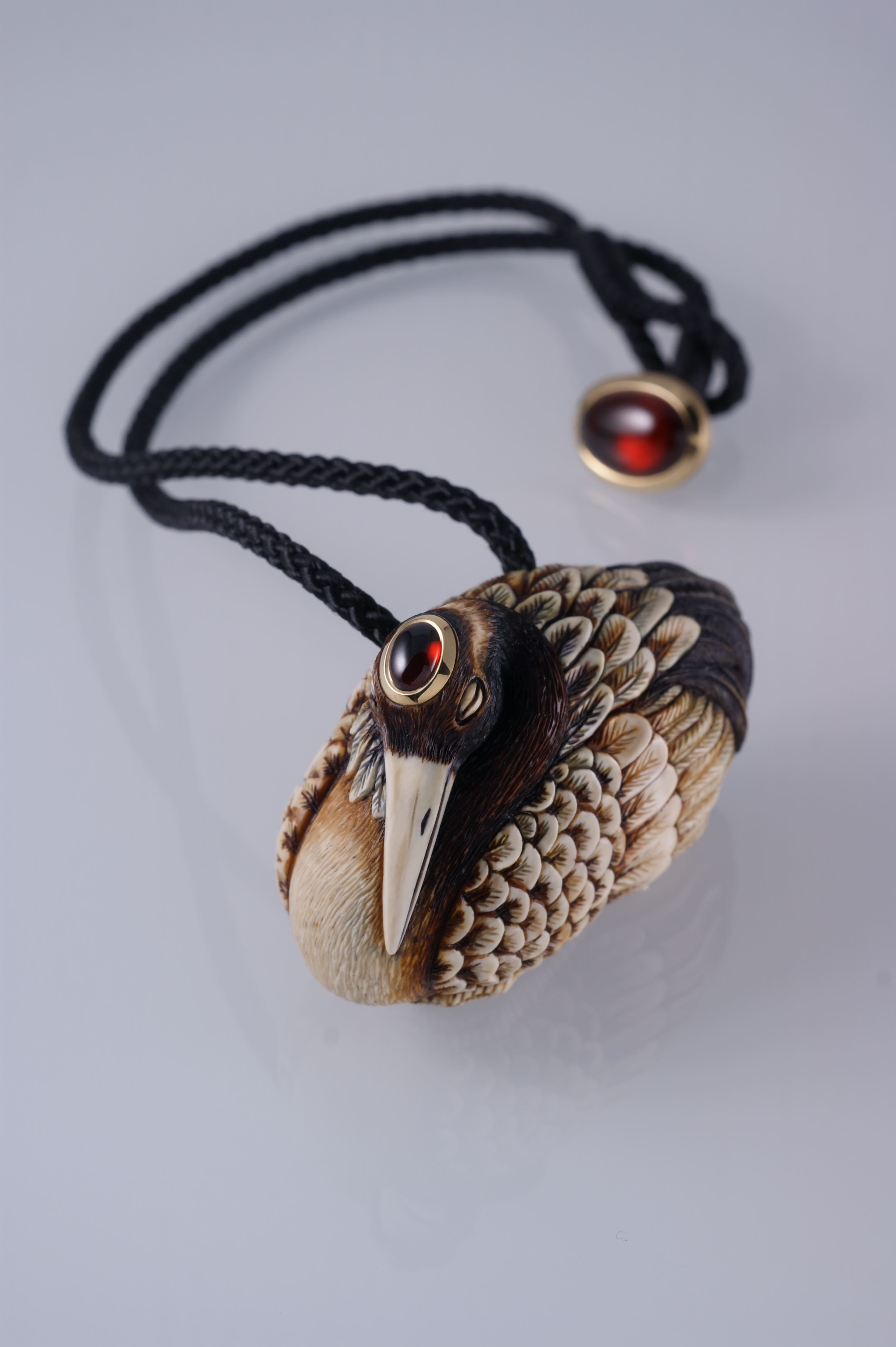 Red-Crowned Crane - Necklace