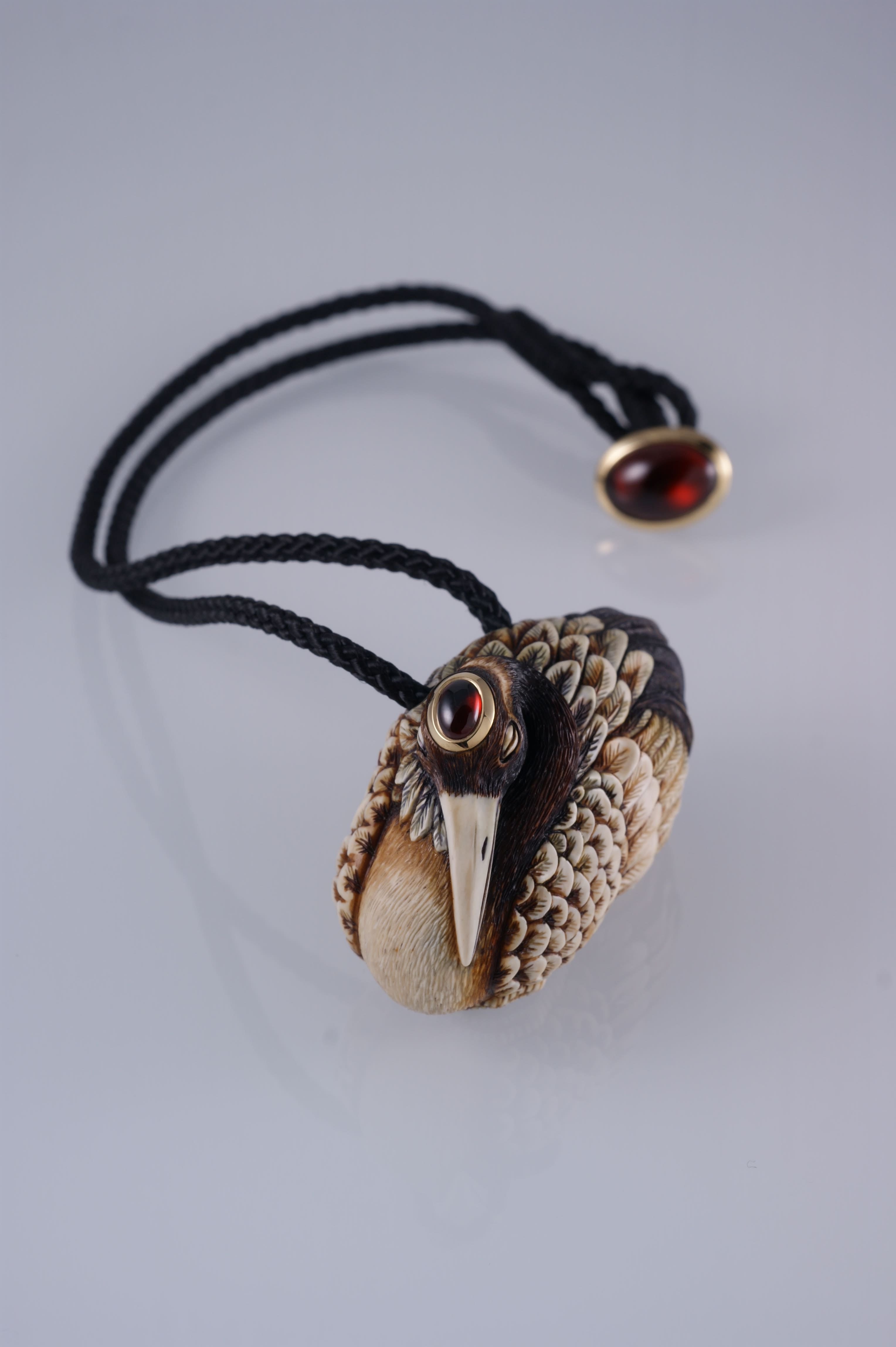 Red-Crowned Crane - Necklace