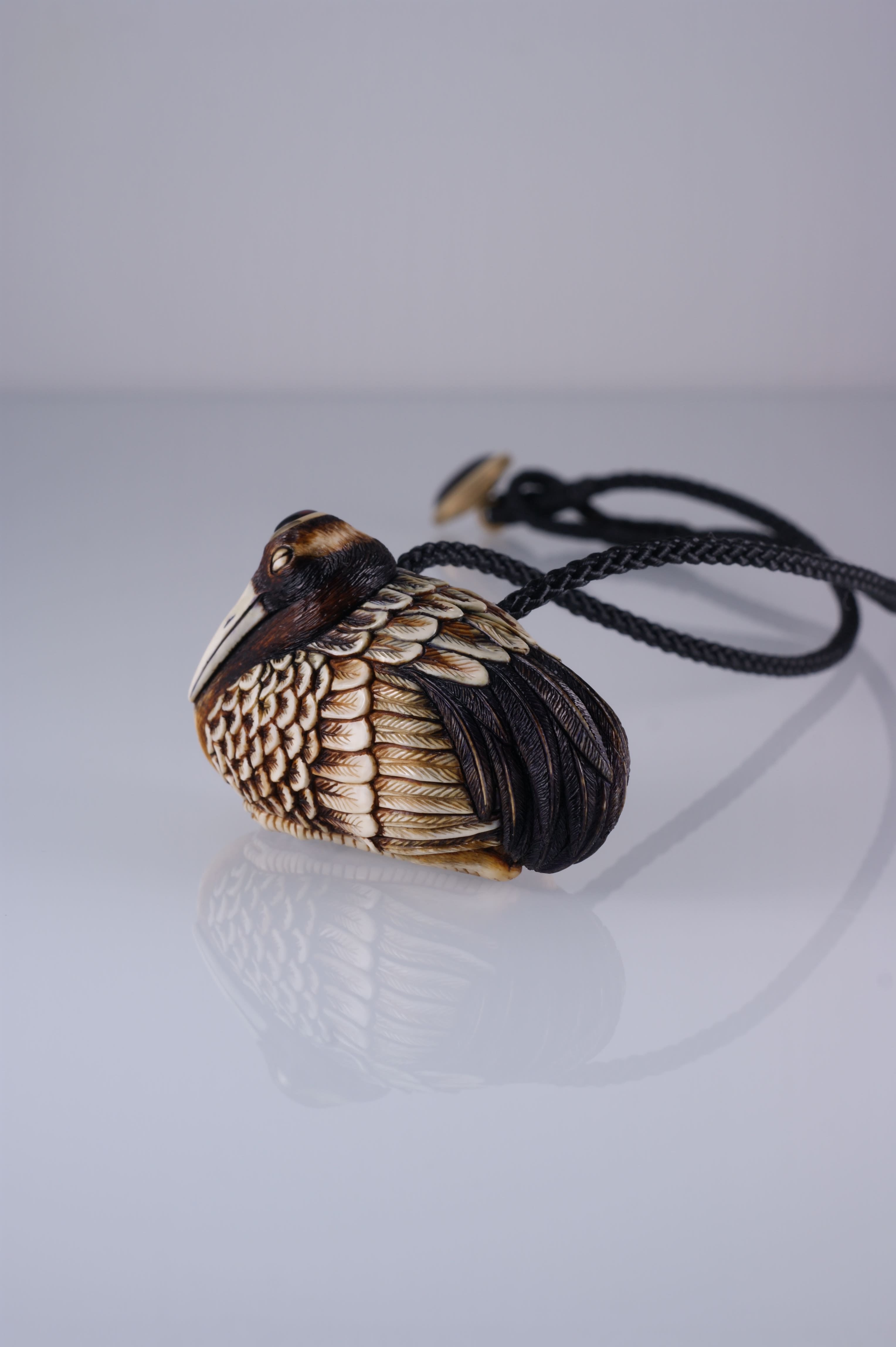 Red-Crowned Crane - Necklace