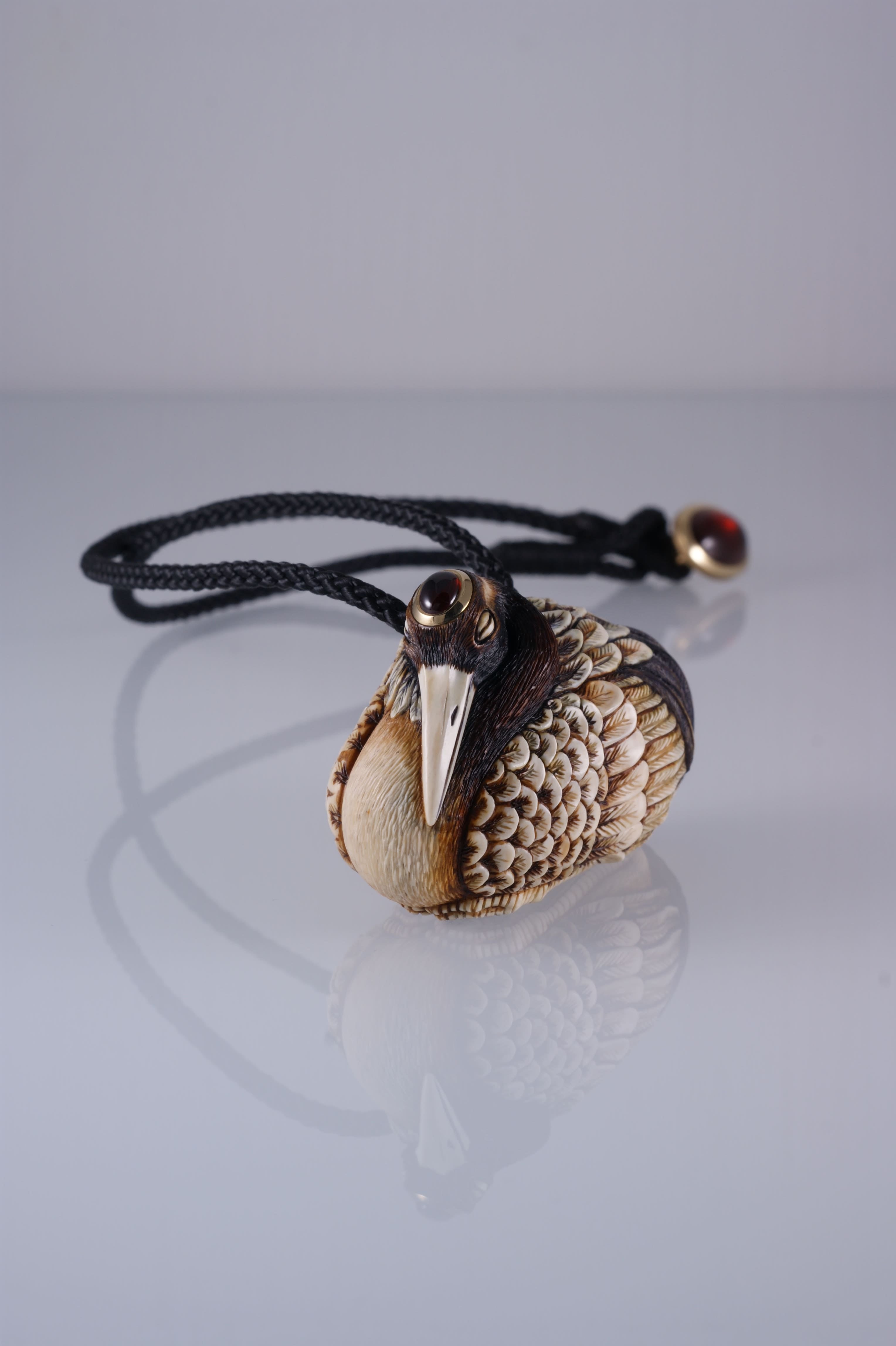Red-Crowned Crane - Necklace