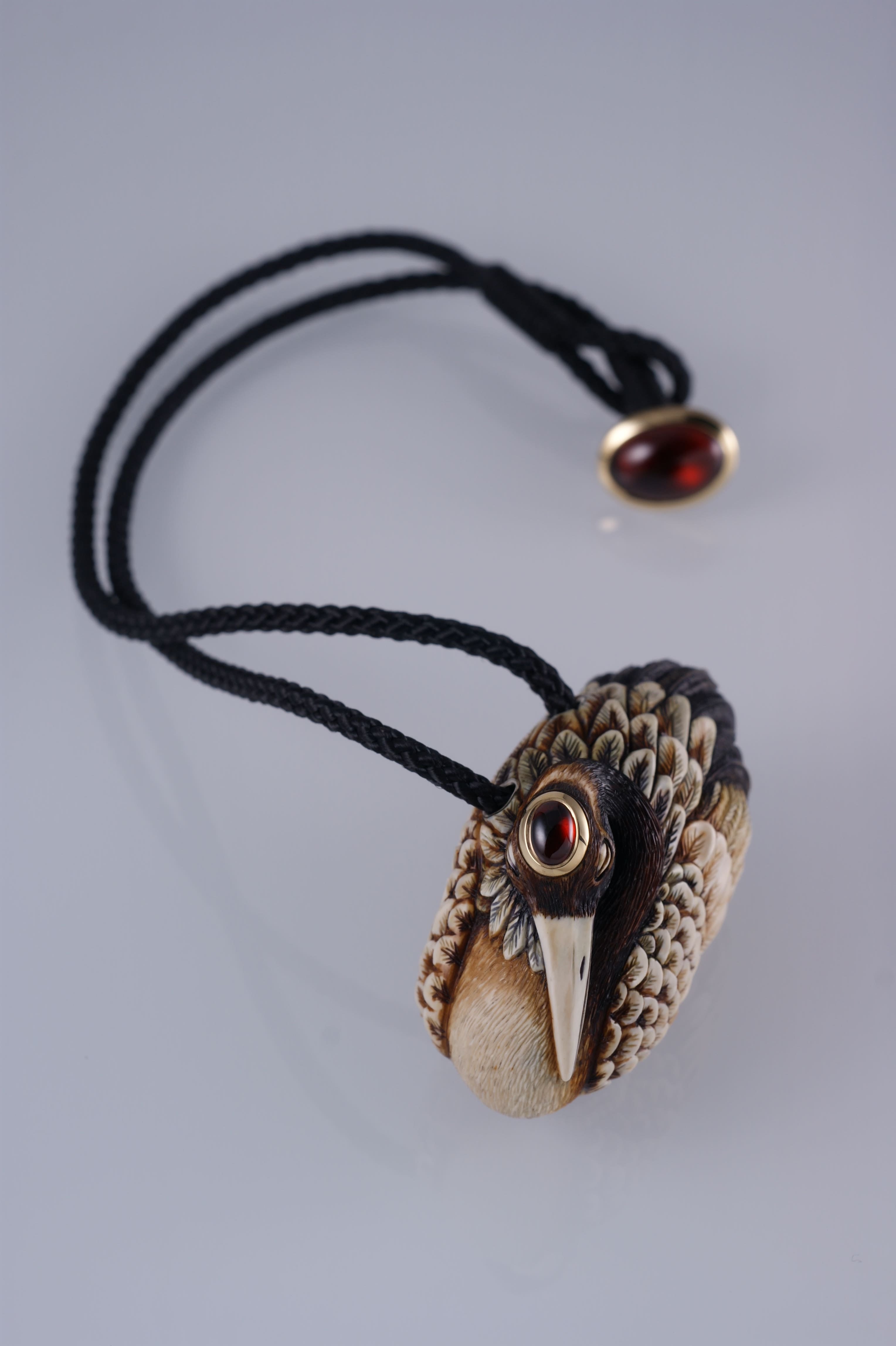 Red-Crowned Crane - Necklace