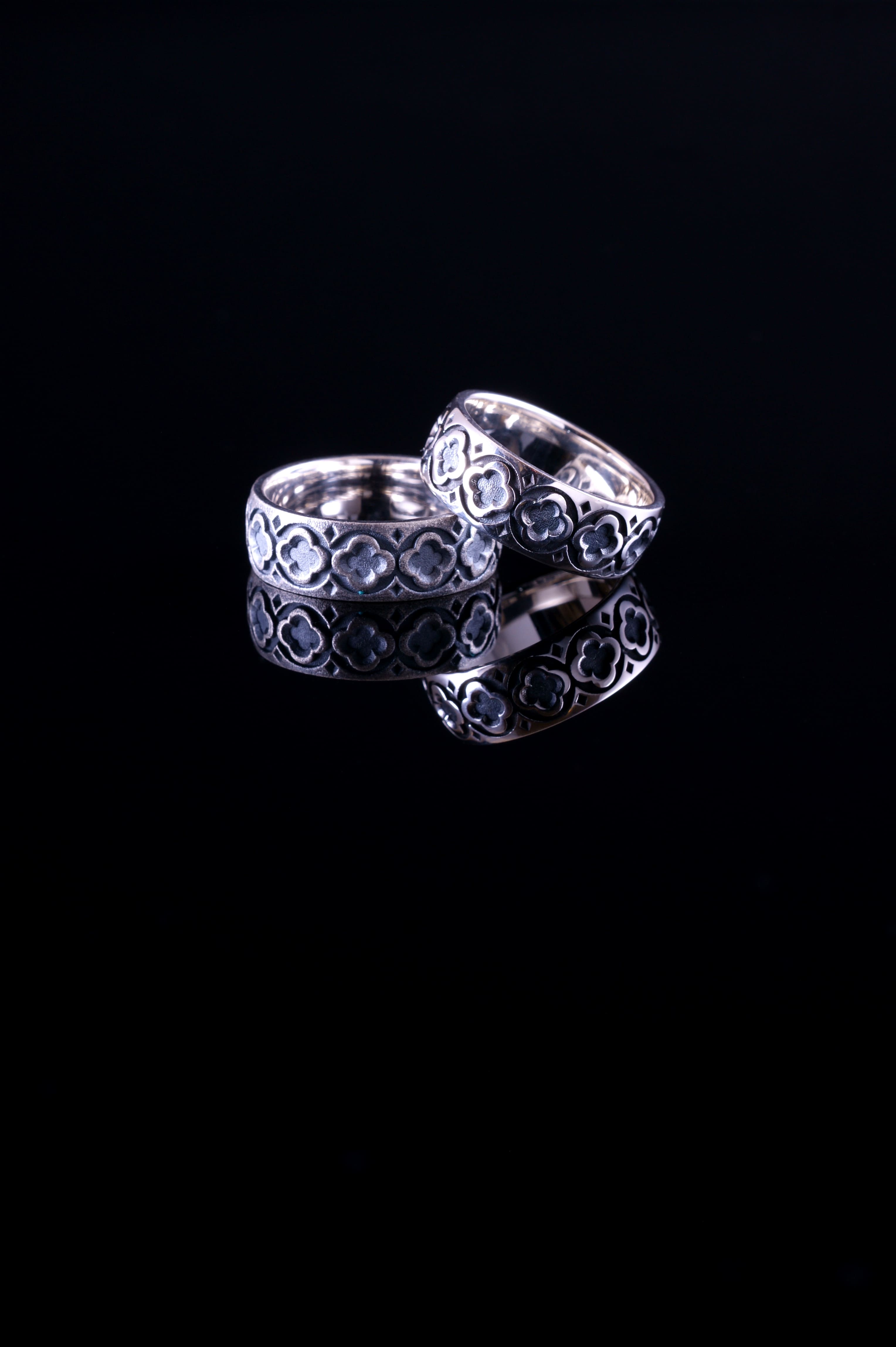 Quatrefoil Ring - Narrow