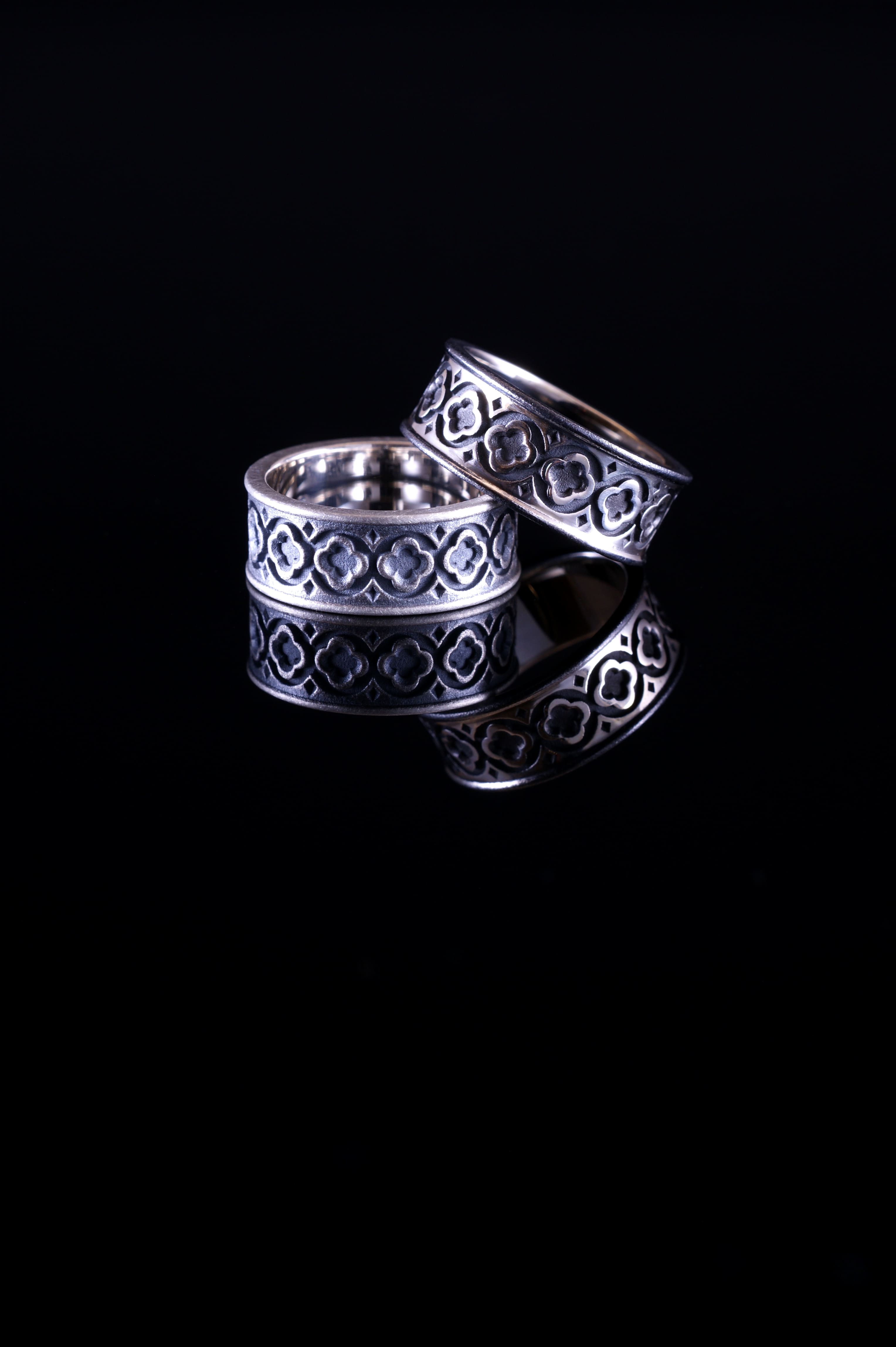 Quatrefoil Ring - Wide