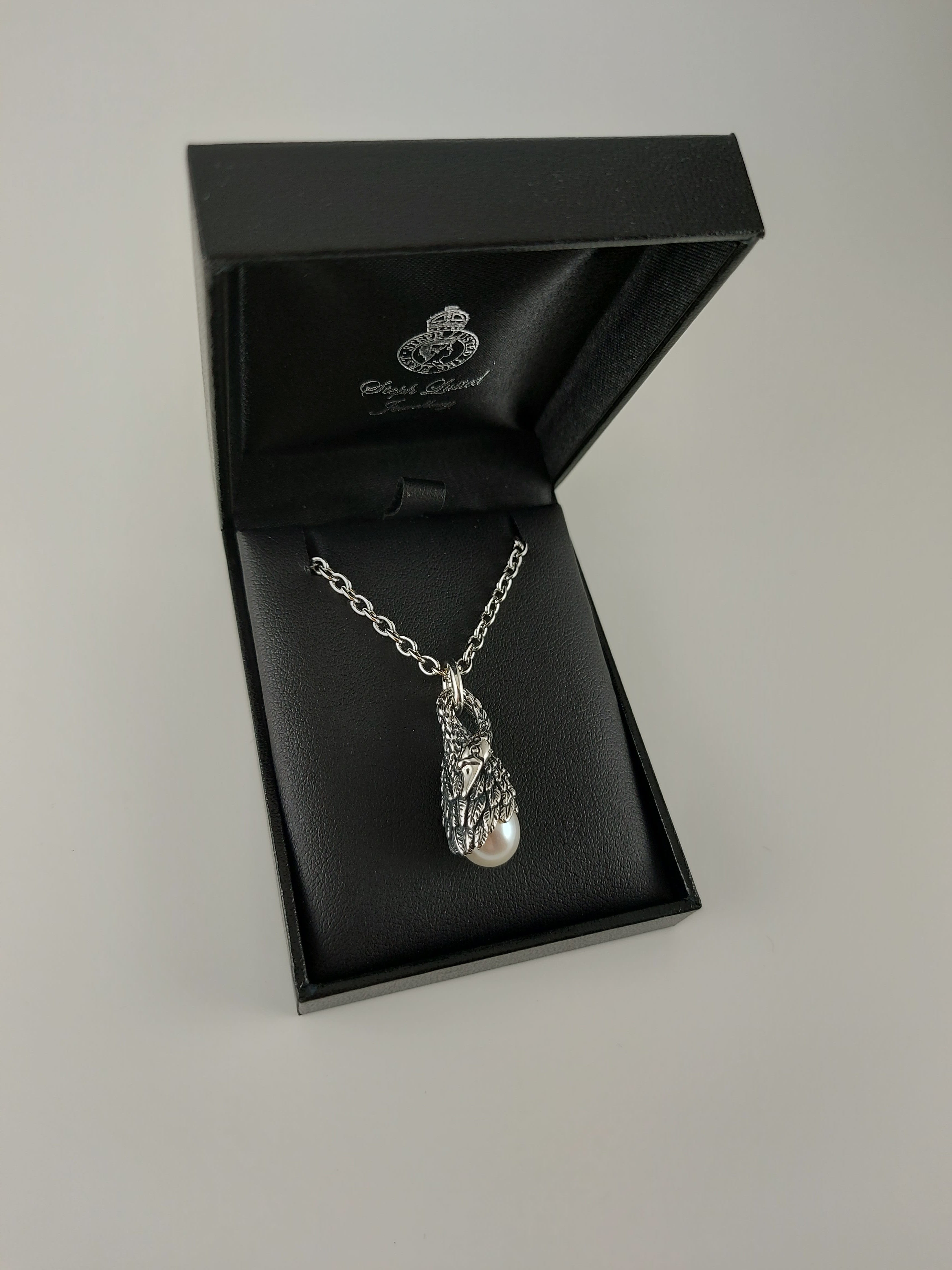 Swan & Pearl Necklace